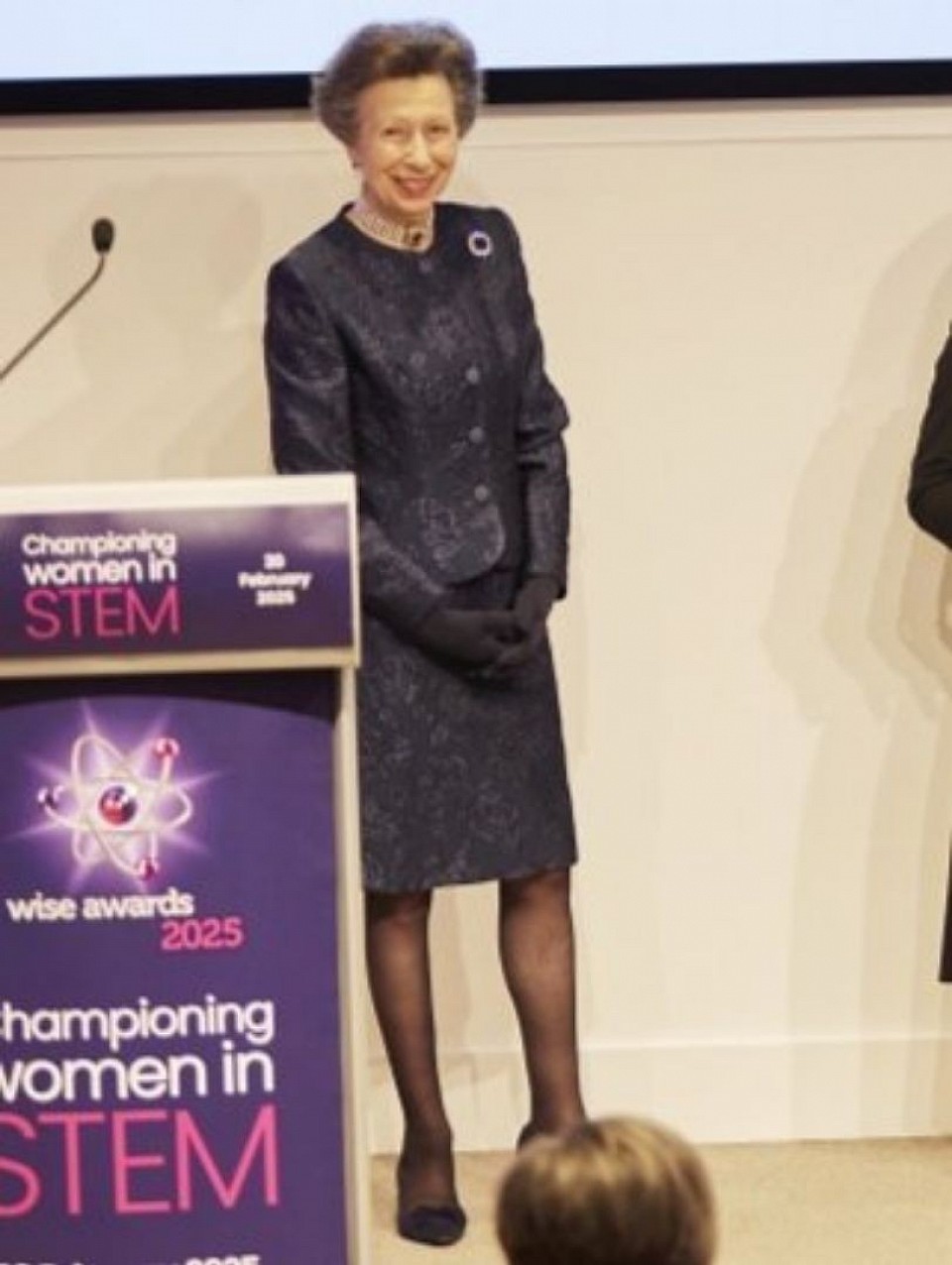 Princess Anne looked stunning yesterday at the Wise Awards ✨