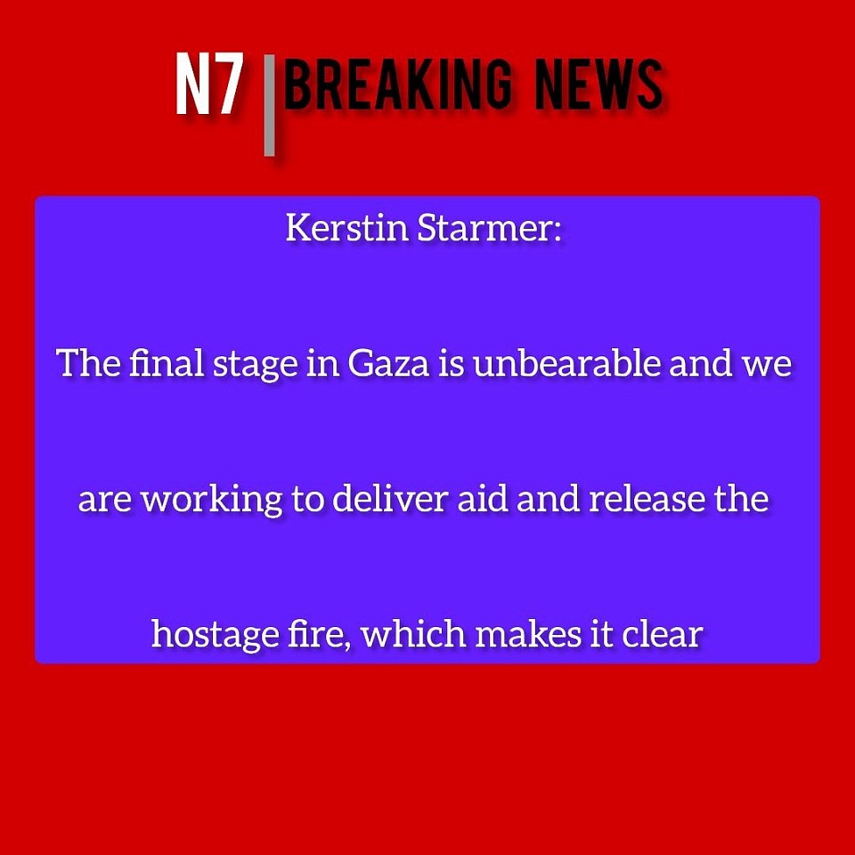 Keir Starmer: The war on Gaza must stop