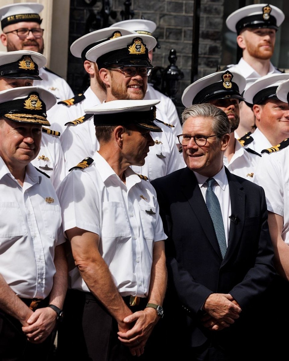 When I visited Vanguard Class, I saw firsthand the sacrifice our submariners make to keep our country safe.  This week, I invited them to Downing Street to thank them for their service.