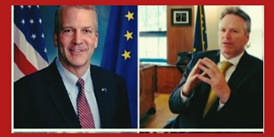 U.S. Senator Dan Sullivan and Governor Mike Dunleavy,