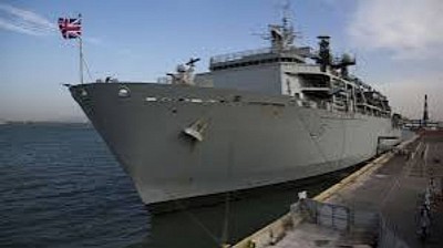 Pictures of the British destroyer Diamond