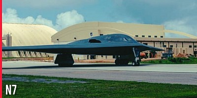 US B-2 bomber movement