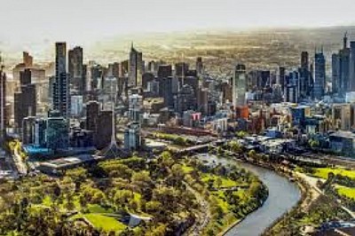 Melbourne City in Australia