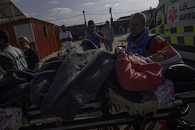 A picture of the British Hospital in Khan Yunis