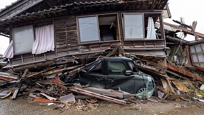 Huge earthquake in Japan