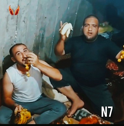 Hebrew channels broadcast a misleading video about Hamas under the title: Hamas eats while the people of Gaza are starving.