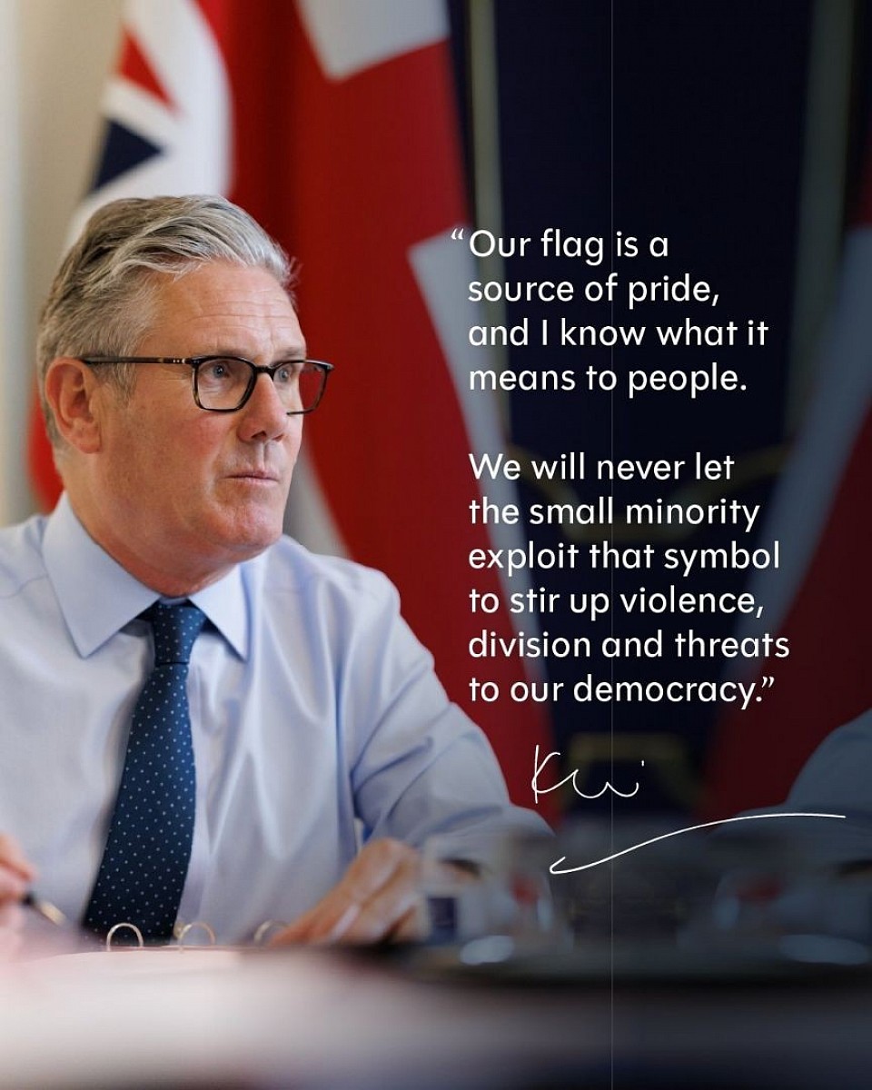 Britain is proudly diverse.  Our flag belongs to every community in this country