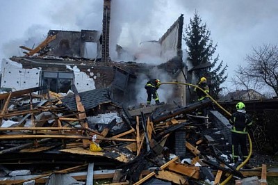 Explosion in the Ukrainian capital, Kyiv