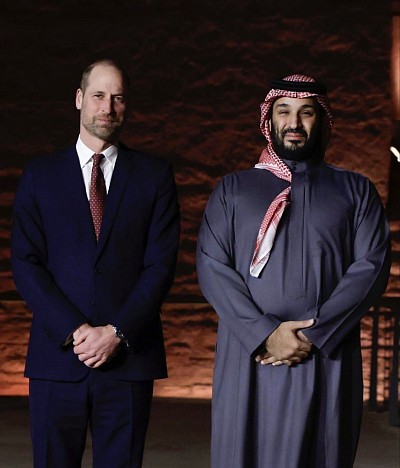 Prince William arrived in Saudi Arabia on Monday, February 9, 2026, for a historic three-day official visit.