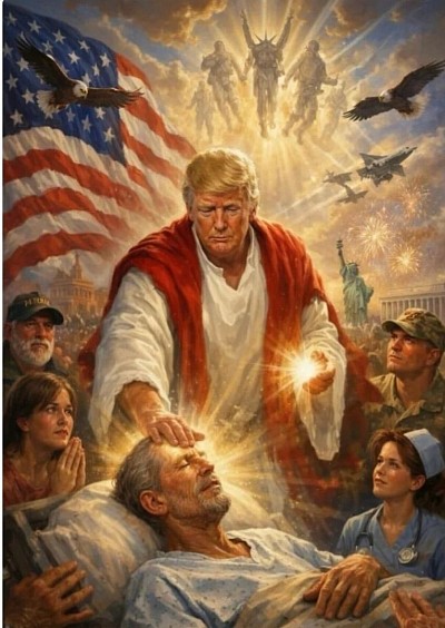 A photo posted by US President Donald Trump on his official page X