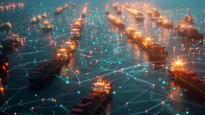 Crisis of commercial shipping traffic through the Strait of Hormuz.