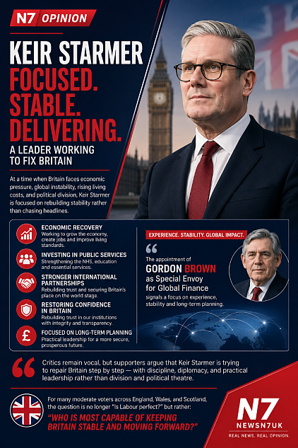 British Prime Minister Keir Starmer, leader of the British Labour Party: Britain is stronger and fairer.🇬🇧