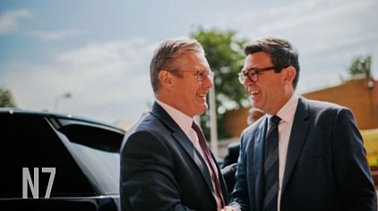 Archive photo: Keir Starmer with Andy Burnham