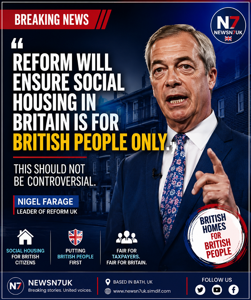 🔴URGENT:Nigel Farage's interest in social housing, a British community
