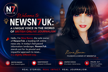 Nina Baron: Founder of the British newspapers NEWSN7UK and N7UK, sole owner of the newspaper🇬🇧